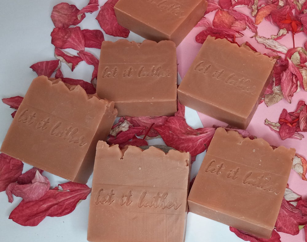 Hibiscus & French Pink Clay Bath Soap